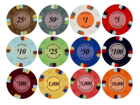 As Areias Do Deserto Do Casino Poker Chips