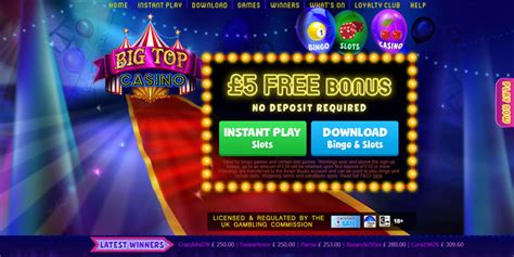 Big Top Casino Bonus