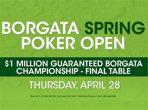 Borgata Primavera De Poker Open 2024 Resultados