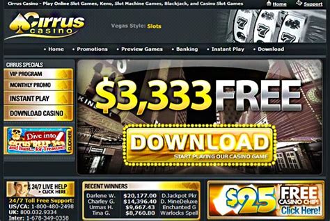 Cirrus Casino Codigos Livres