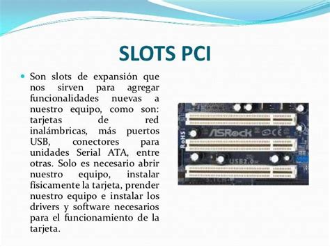 Concepto De Slots En Informatica