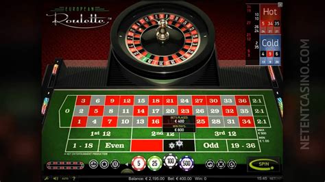 European Roulette Netent Brabet