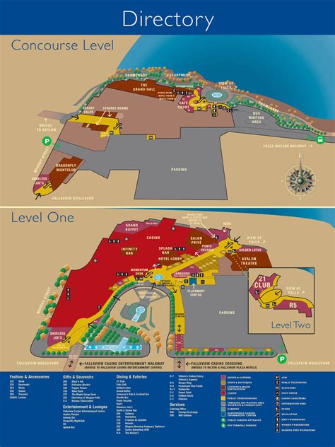 Fallsview Casino Mapa