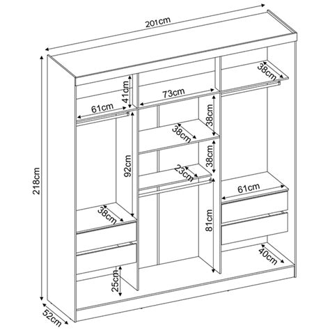 Habitat Slot Roupeiro Dimensoes