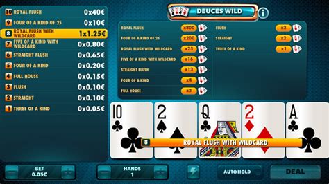 Jogar Deuces Wild Red Rake Gaming No Modo Demo