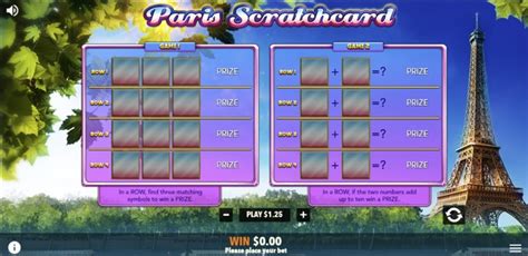 Jogar Paris Scratchcard No Modo Demo