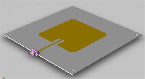 L Ranhura Retangular Microstrip Antena De Wimax Sem Fios E Aplicacoes