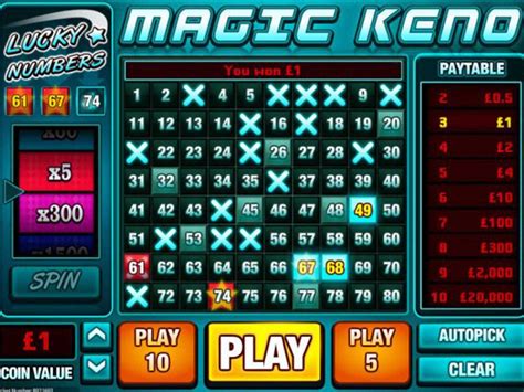 Magic Keno Blaze