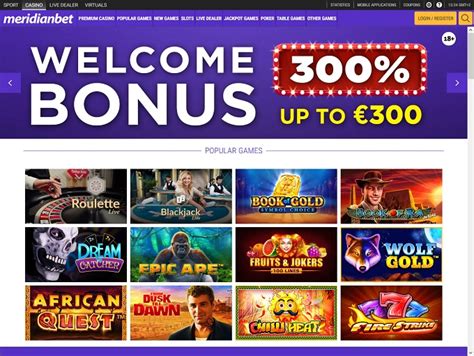 Meridianbet Casino Online