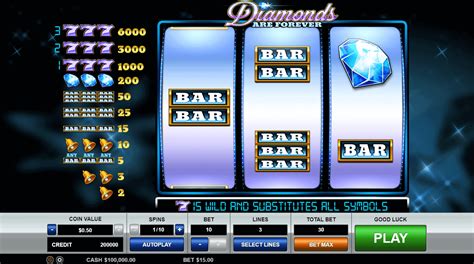 Play Diamonds Are Forever 3 Lines Slot