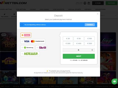 Playwetten Casino Login