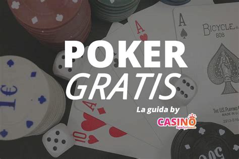 Poker Gratis Senza Registrazione