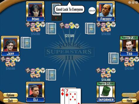 Poker Superstars 3 De Ouro Chip Desafio
