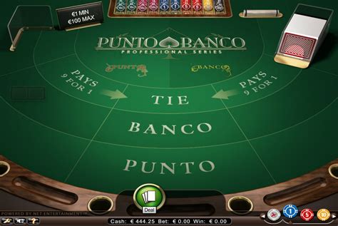 Punto Banco Pro Netbet