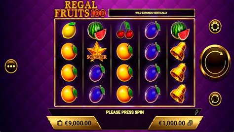 Regal Fruits 100 Slot Gratis