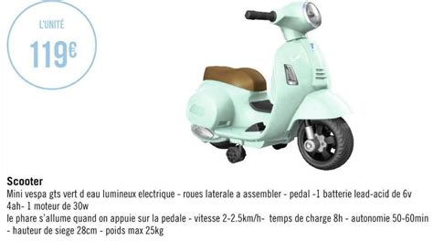 Scooter Geant Casino