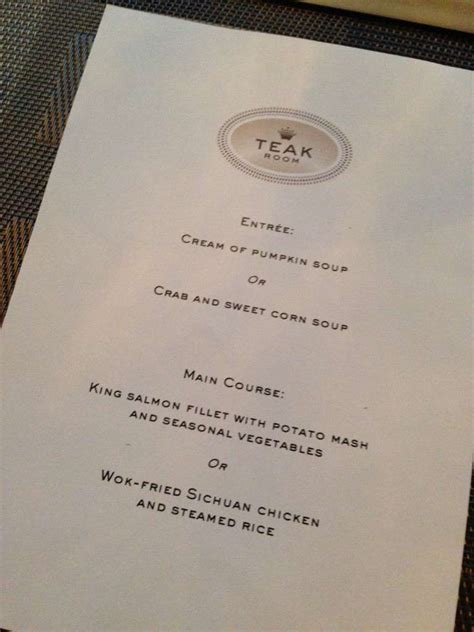 Seda Crown Casino Menu