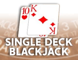 Single Deck Blackjack Nucleus Gaming Betano