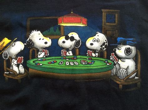 Snoopy Poker T Shirt