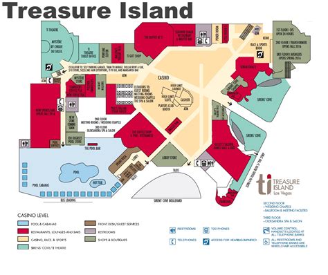 Treasure Island Resort Casino Comodidades De Grafico